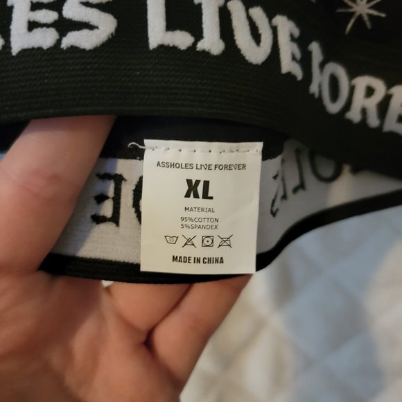 Assholes Live Forever Bra sz XL Linda Finegold ALF NWOT - Picture 2 of 3